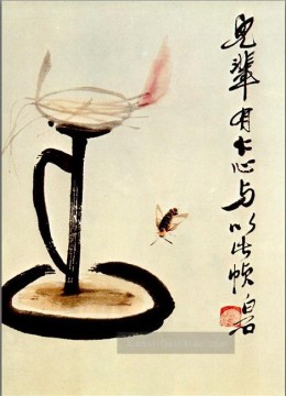 齐白石 Qi Baishi Werke - Qi Baishi Lampe alte China Tinte
